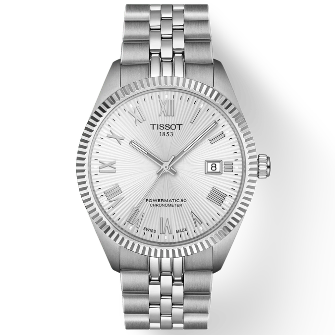 Tissot Ballade 39mm Silver dial stainless steel watch