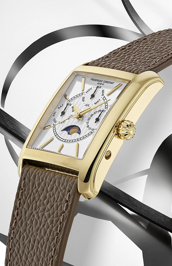 Frederique Constant Classics Classics Moonphase White & Gold-Tone 30 mm FC-265S4C5 product shot 2