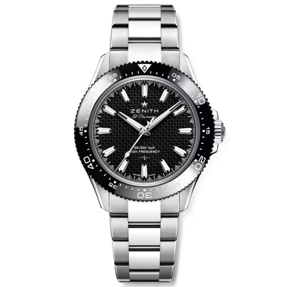 Zenith Chronomaster Solo Sport Black No-date Ver. 40mm 03.5000.3620/21.M5000 front view