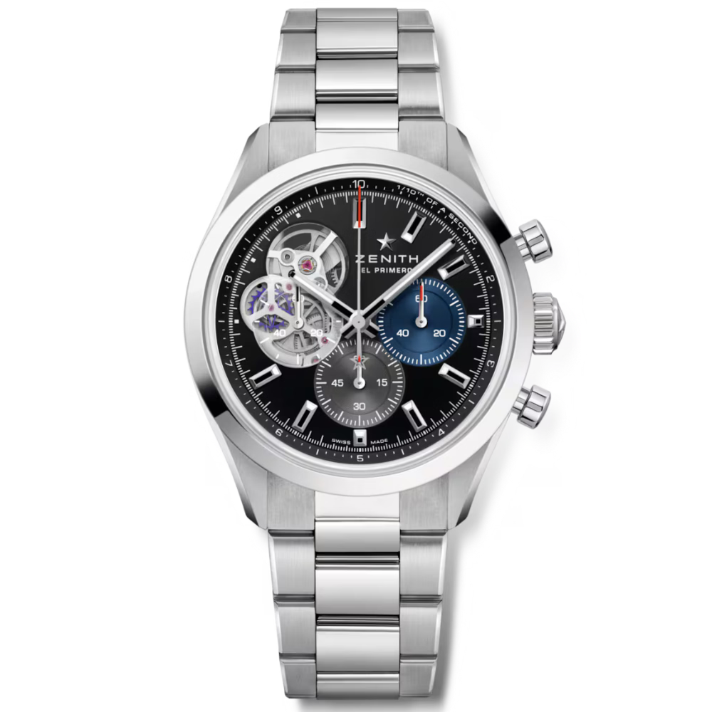 Zenith Chronomaster Open Black 39.5mm 03.3300.3604/21.M3300 front view