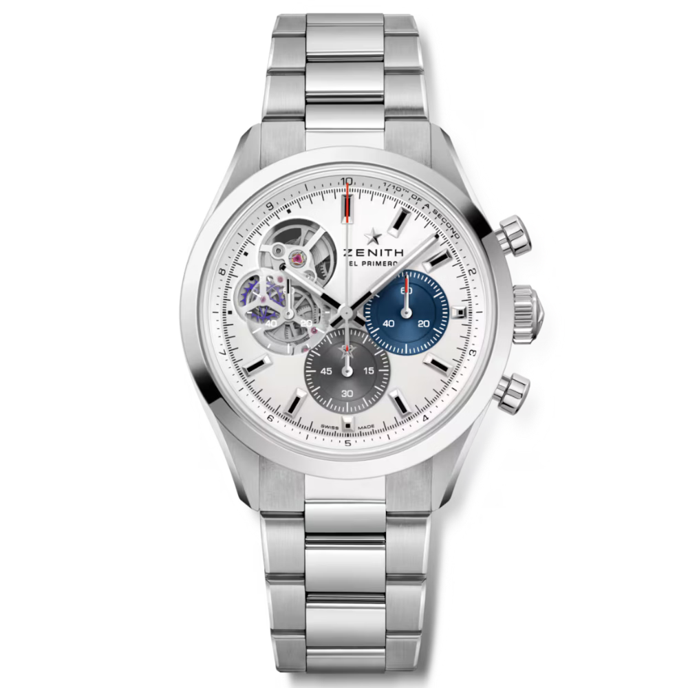 Zenith Chronomaster Open White 39.5mm 03.3300.3604/69.M3300 front view