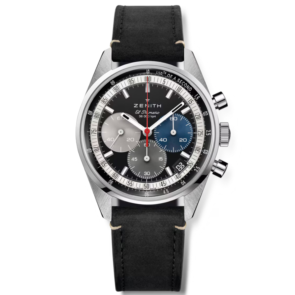 Zenith Chronomaster Original Black 38mm 03.3200.3600/22.C908 front view