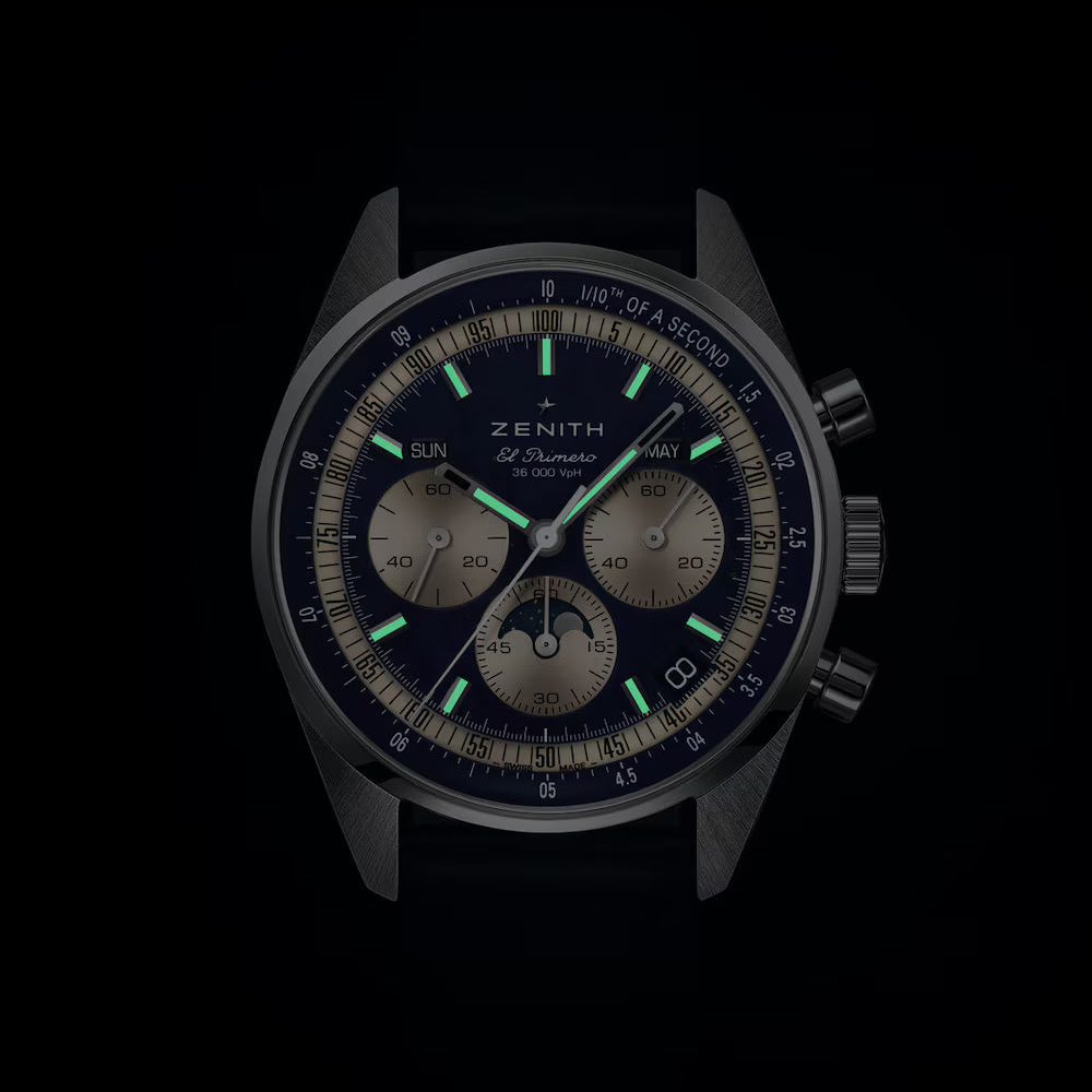 Zenith Chronomaster Original Triple Calendar Lapis Lazuli 38mm 03.3400.3610/51.C910 luminous