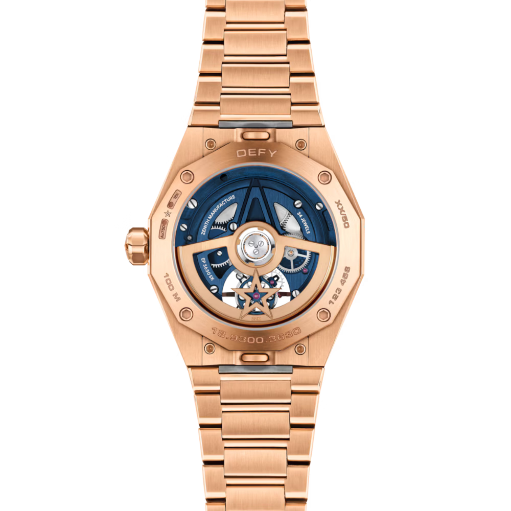 Zenith Limited Edition Defy Skyline Tourbillion Rose Gold 41mm 18.9300.3630/78.I001 caseback