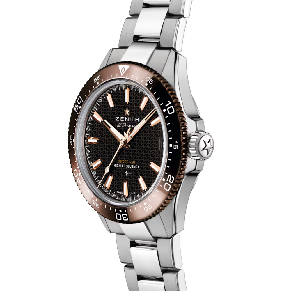 Zenith Chronomaster Solo Sport Brown 40mm 03.5001.3620/72.M5000 side view