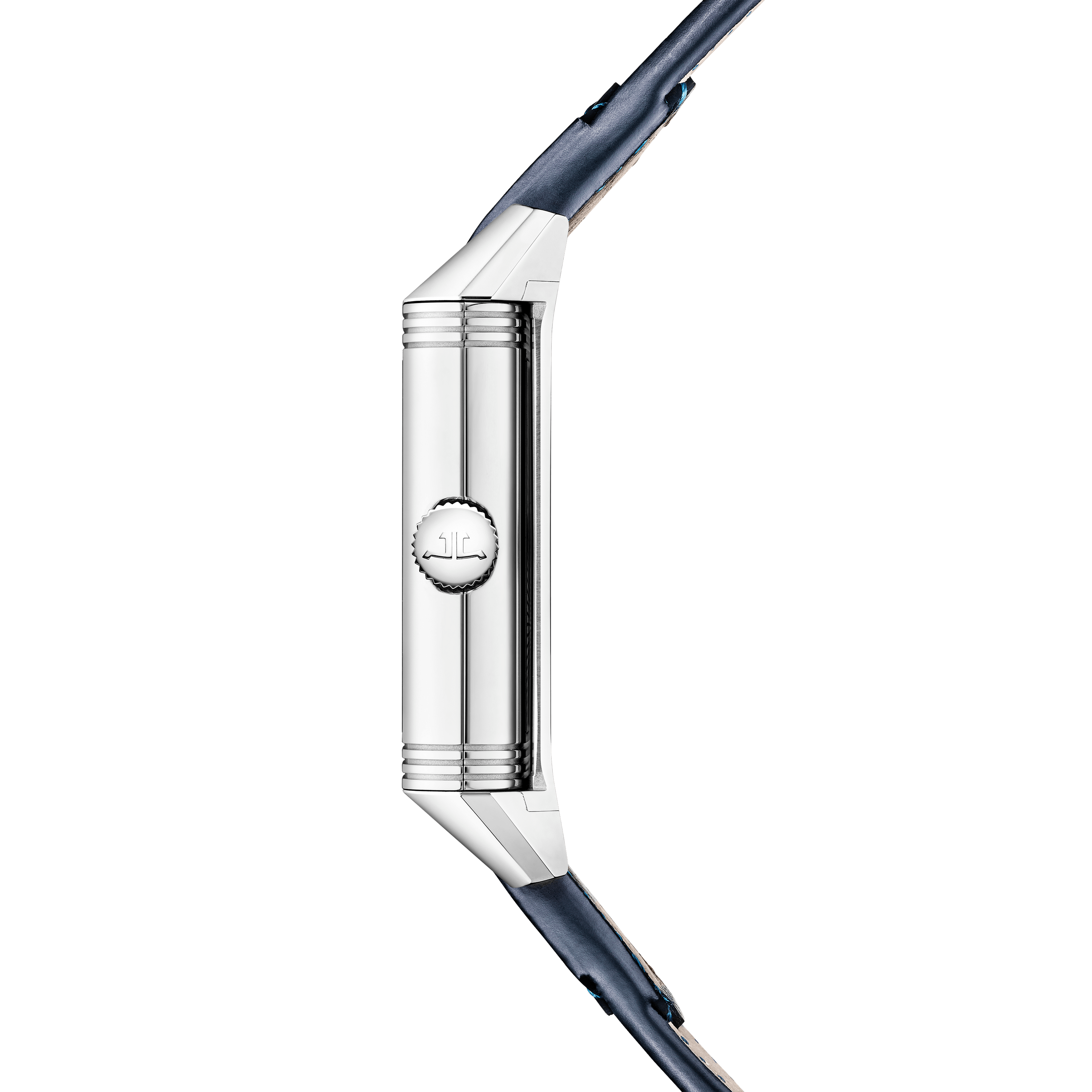 Side Angle NEW Jaeger-LeCoultre Q3988481 Reverso Tribute Duoface Small Seconds Manual Winding Watch