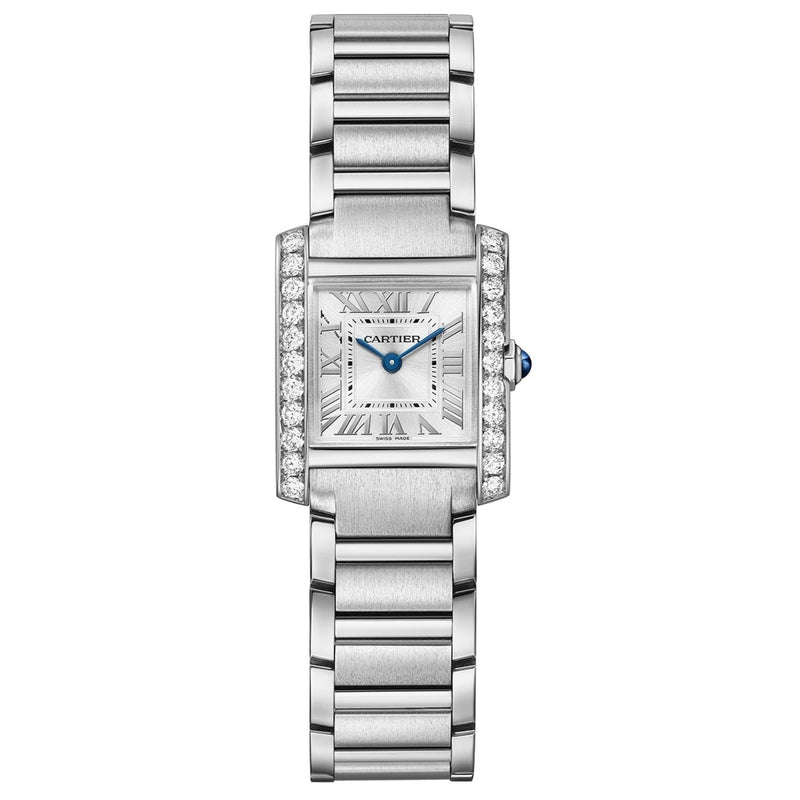 Cartier Tank Francaise Small Quartz Watch with Diamonds W4TA0020