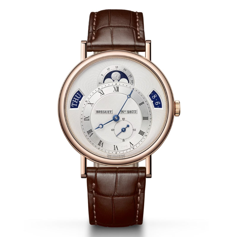 Front View Of Breguet Classique Calendrier Watch.