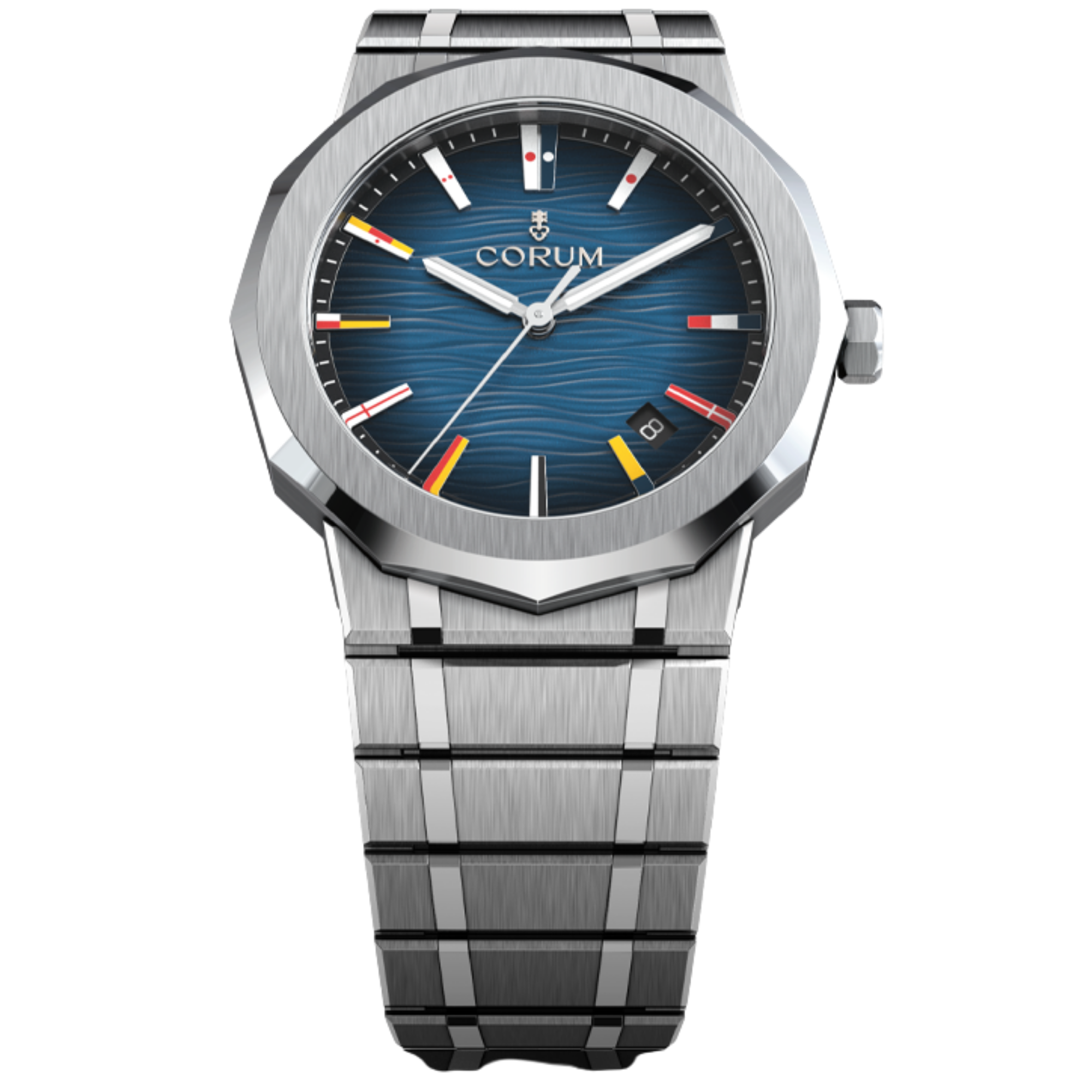 Main View of Corum Admiral 39mm Automatic Blue Waves A39.231.AB0.0G