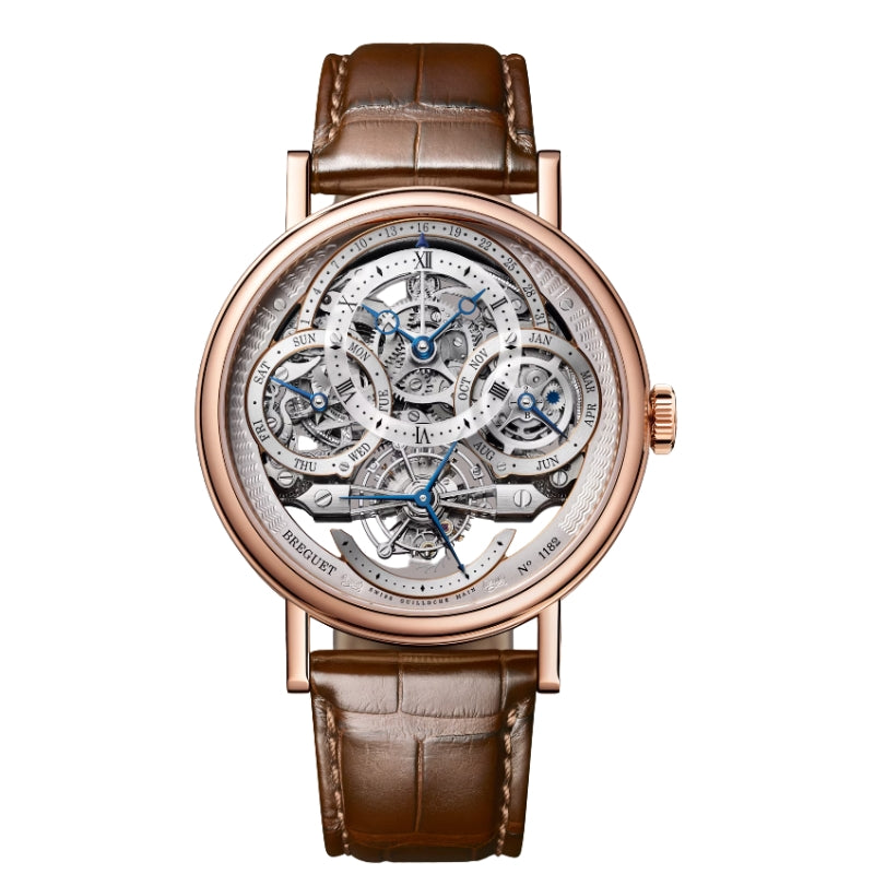 Front View Of Breguet Classique Tourbillon Squelette 3795 Watch.