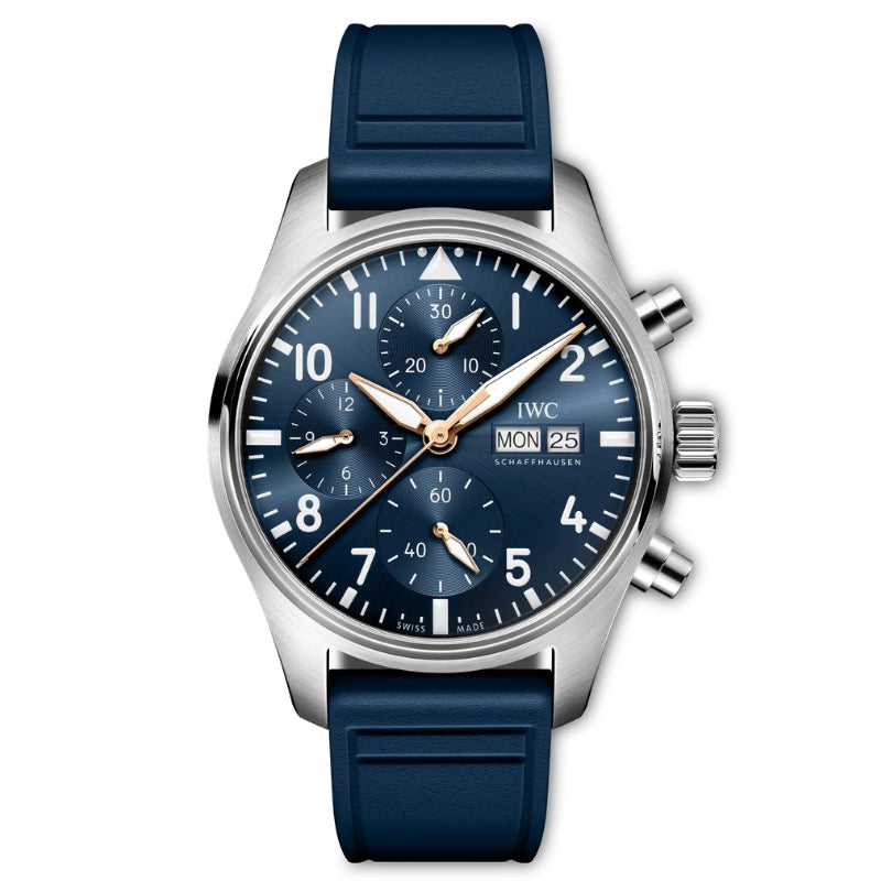 Front View Of Pilot's Chronograph 41 Le Petit Prince Watch.