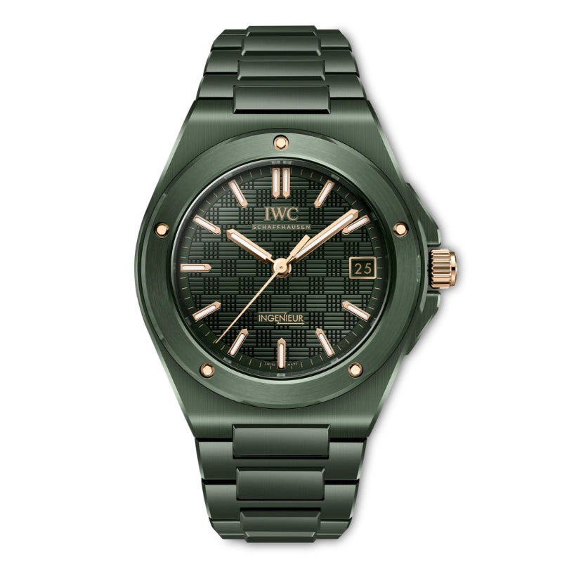 Front View Of IWC Ingenieur Automatic 42 Watch.
