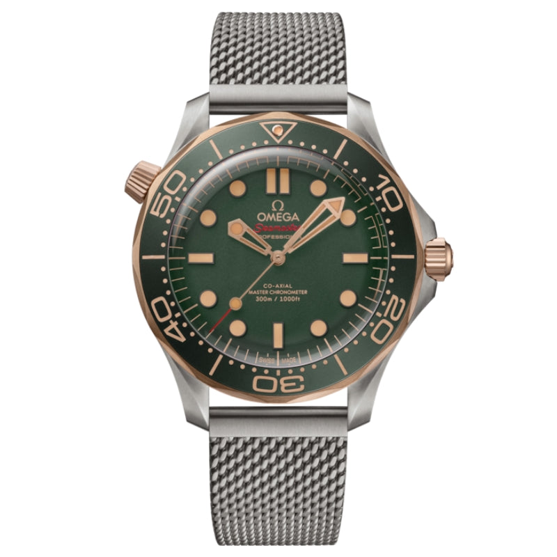 Front View Of Omega Diver Seamaster 300M 42mm.