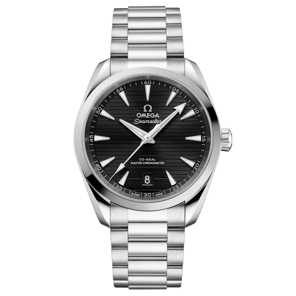 Omega Seamaster Aqua Terra Black Teak 38mm 220.10.38.20.01.005 Front View