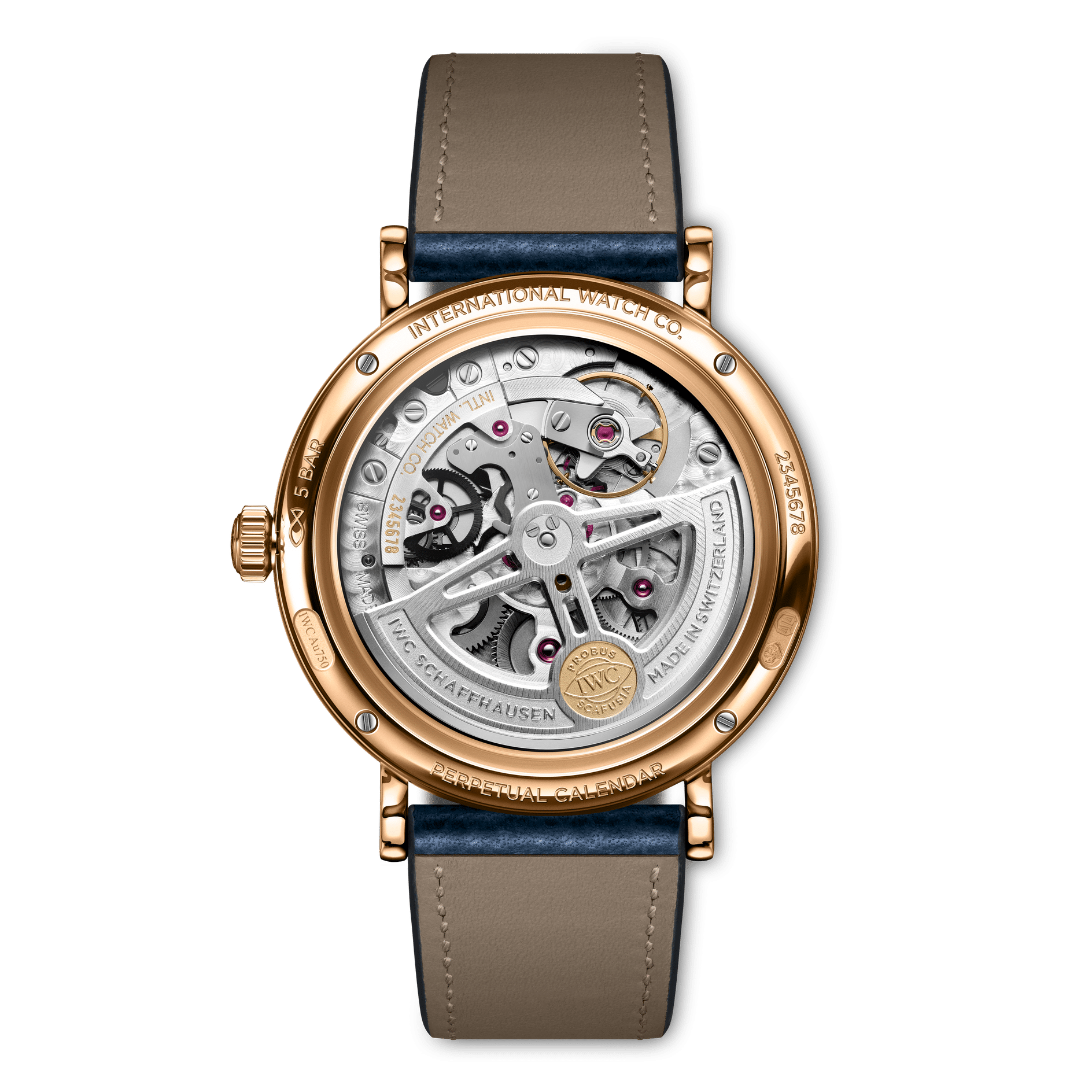 Back view of IWC Portofino Perpetual Calendar IW344602