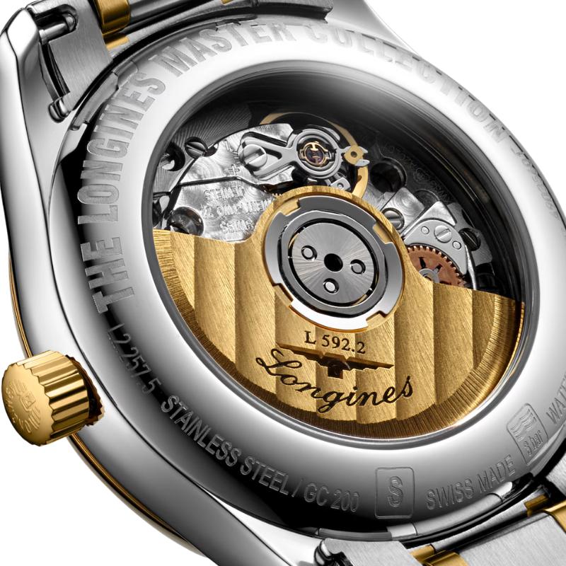 Back Side Close View Of Longines Master Collection 29mm.