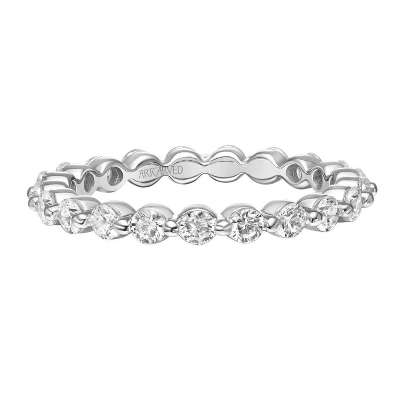 Front VIew OF Diamond Eternity Anniversary Band.