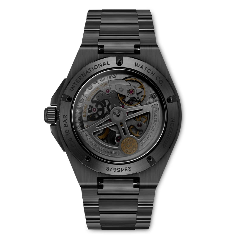 Back View Of IWC Ingenieur Automatic 42 Watch.