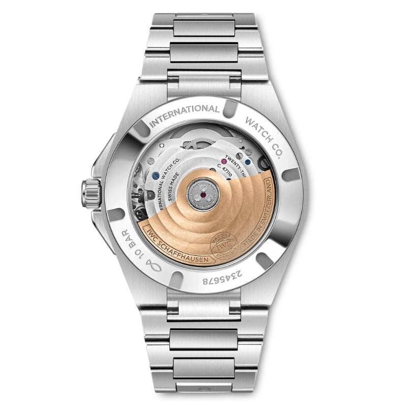 Back View Of IWC Ingenieur Automatic 35 Watch.