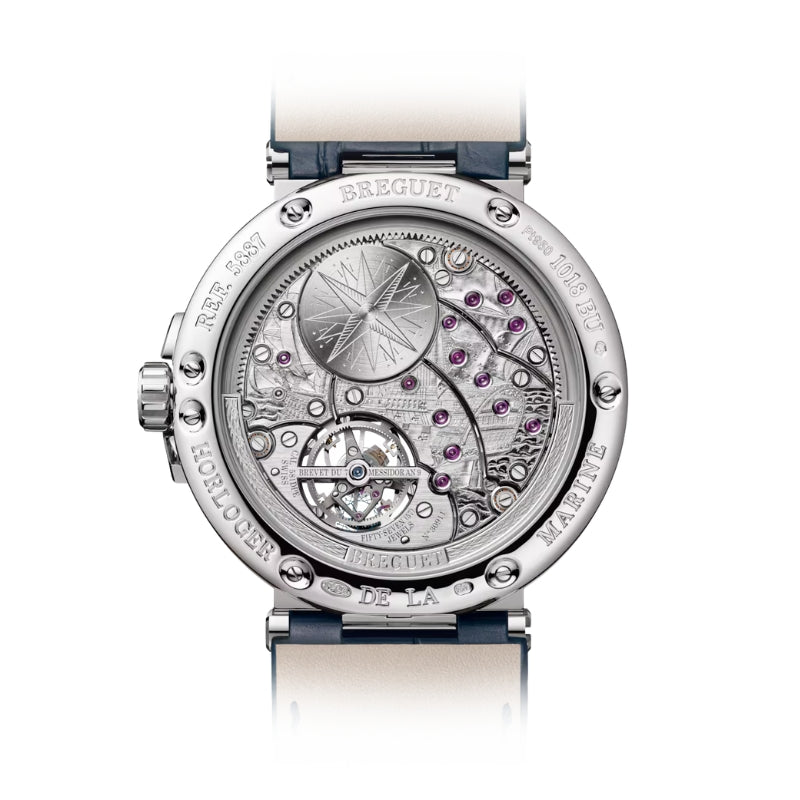 Back Vie Of Breguet Marine Tourbillon Equation Marchante 5887 Watch