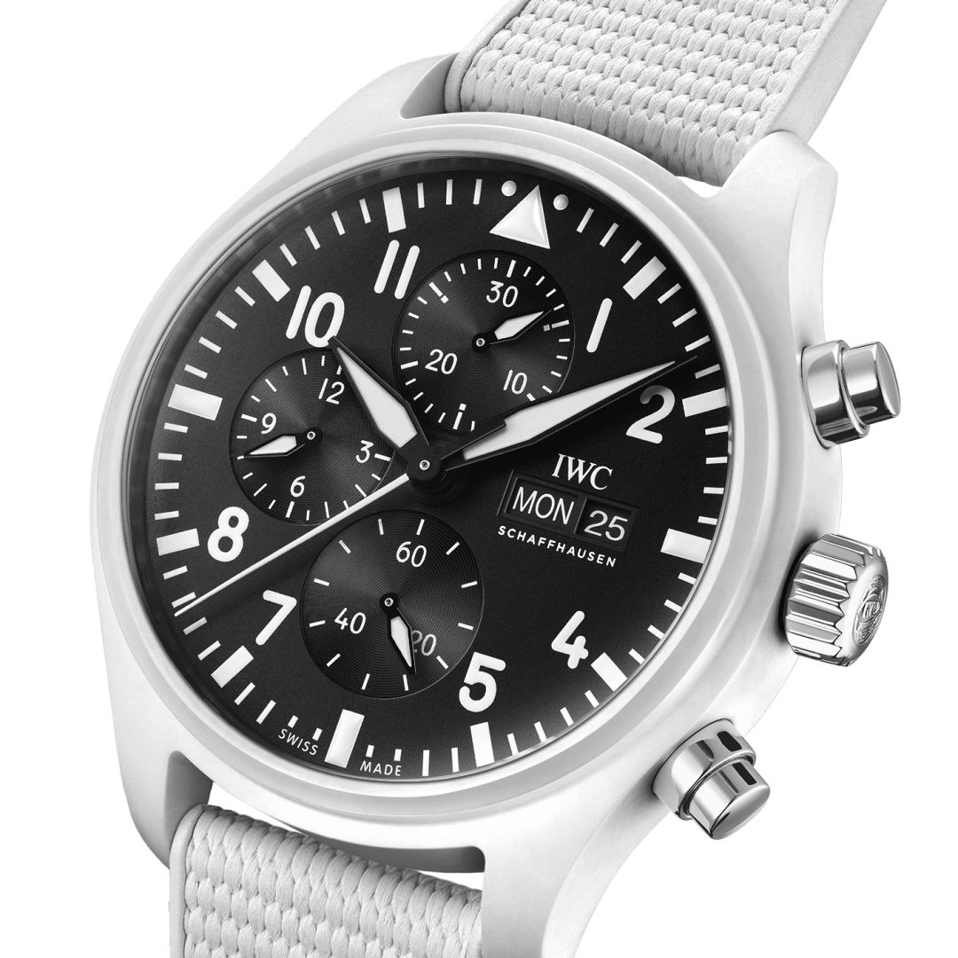 IWC Pilot Watch Chronograph Lake Tahoe Top Gun dial