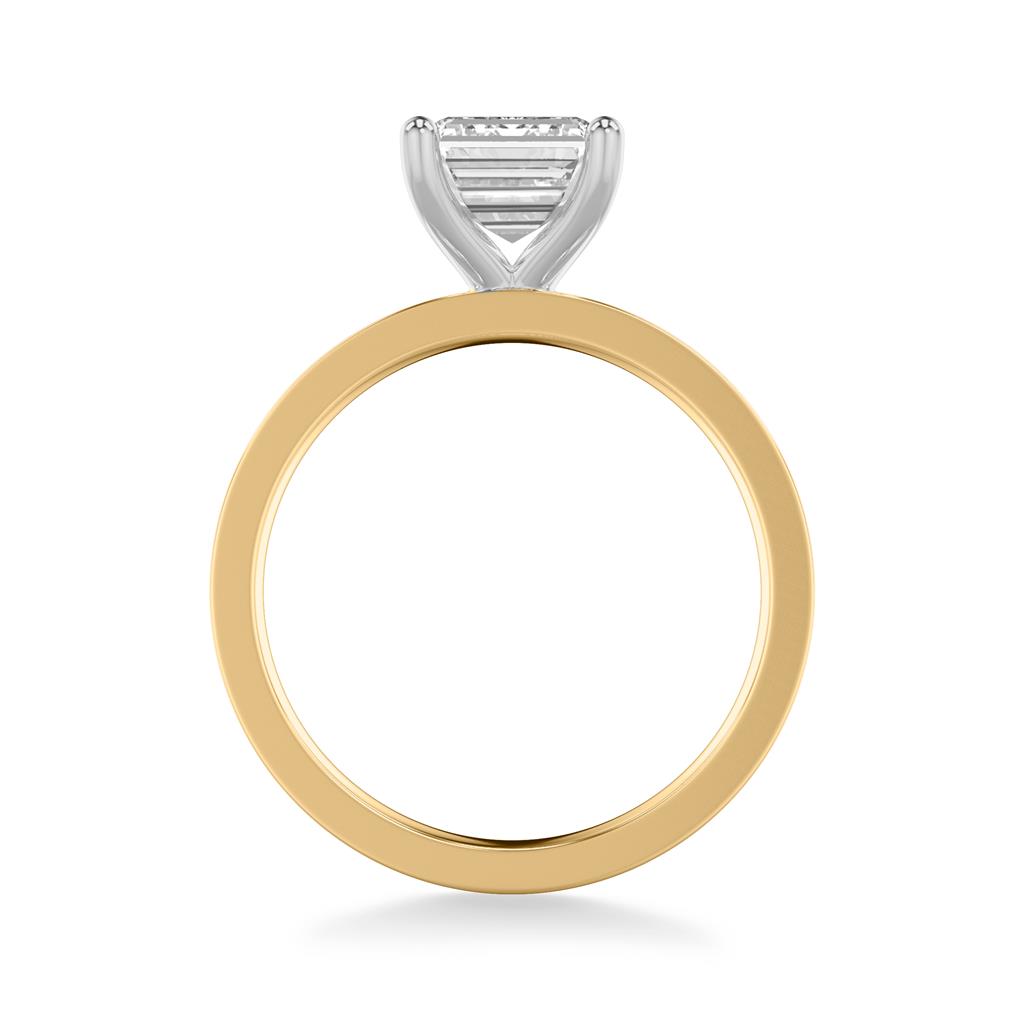 Side profile of Classic Engagement Ring 3.5mm 