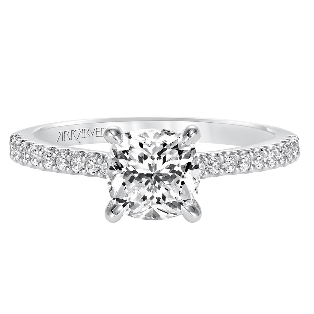 Front View of Classic Diamond Engagement Ring 31-V574-E