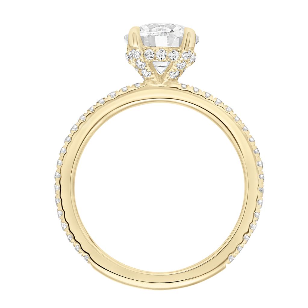 Side View of Classic Engagement Ring 31-V820-E
