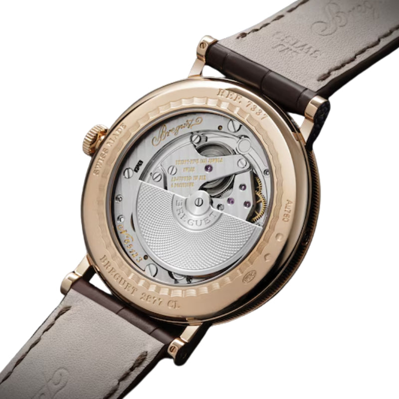 Back View Of Breguet Classique Calendrier Watch.
