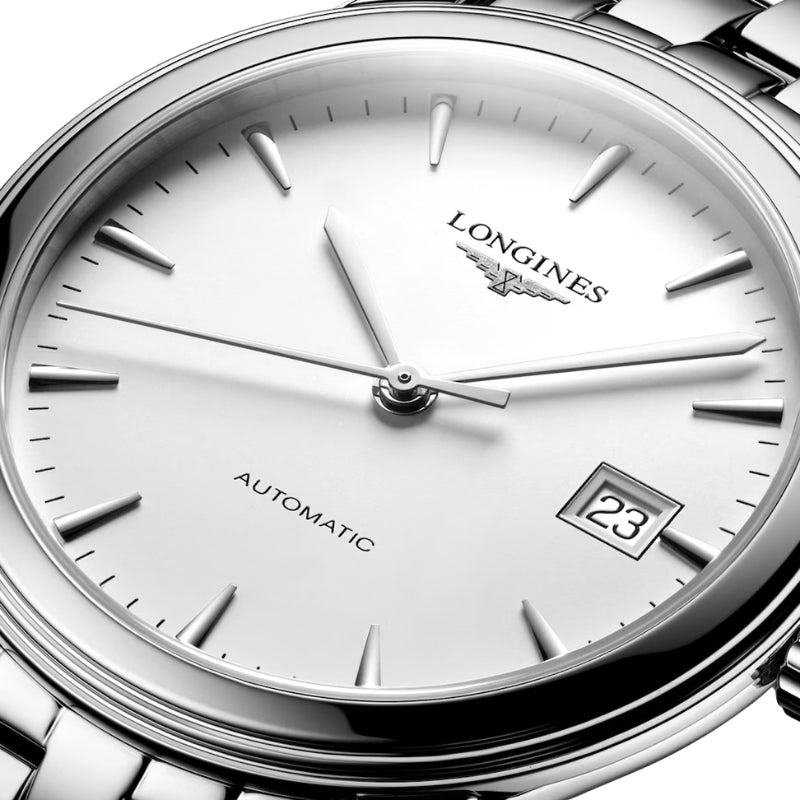 Front Side Close View Of Longines Flagship Classic 38.5mm.