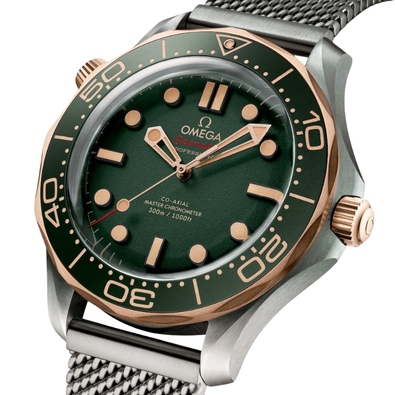 Front Side Close View Of Omega Diver Seamaster 300M 42mm.