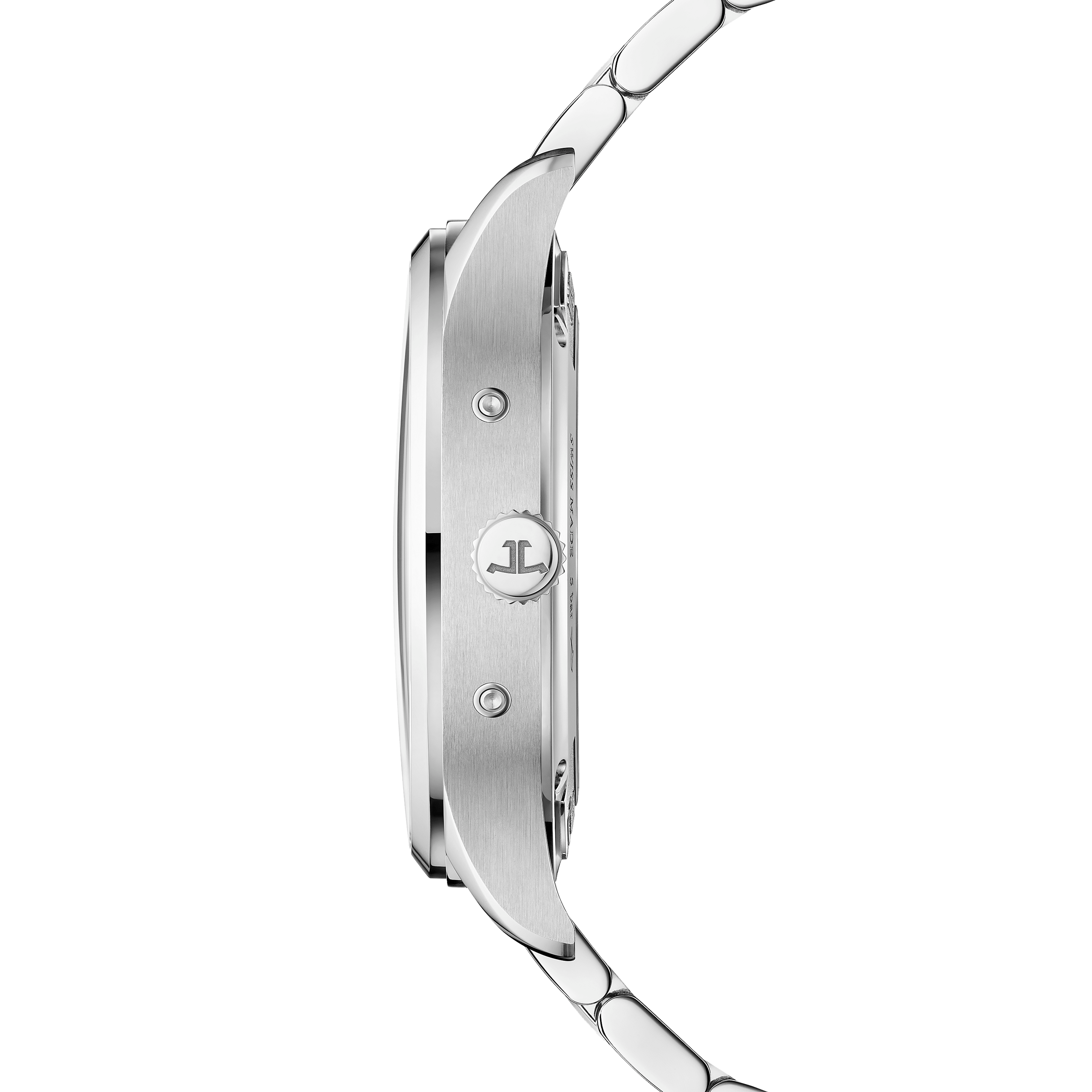 Side View Jaeger-LeCoultre Master Control Calendar Stainless Steel