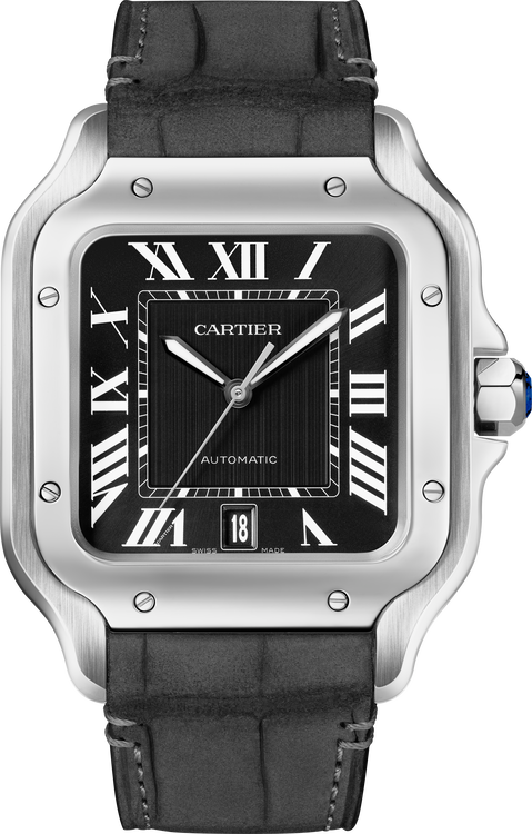 Santos de Cartier Large Model Black Dial WSSA0096