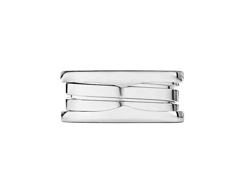 B.zero1 White Gold 3 Row Ring