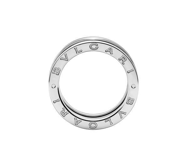 B.zero1 White Gold 3 Row Ring