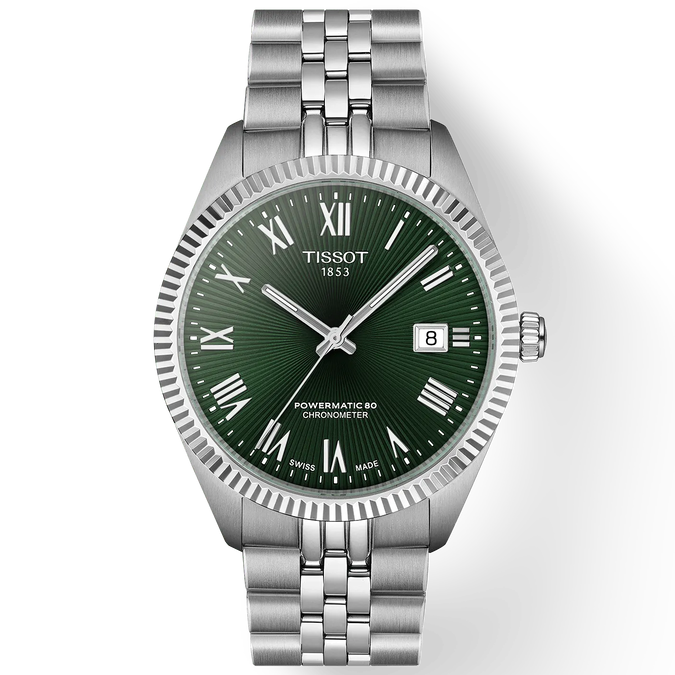 Tissot Ballade 39mm Green dial watch