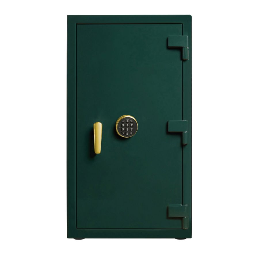 Front view of Wolf 1834 Atlas 4 Piece Winder Safe  490441 
