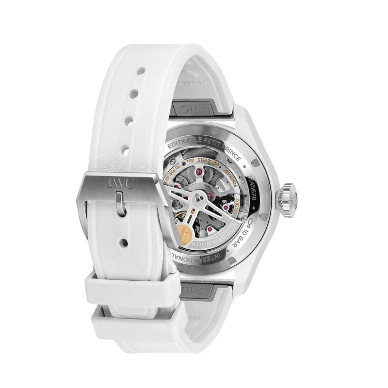 Back View Of  Big Pilot's Perpetual Calendar ProSet Le Petit Prince Watch With Straps.