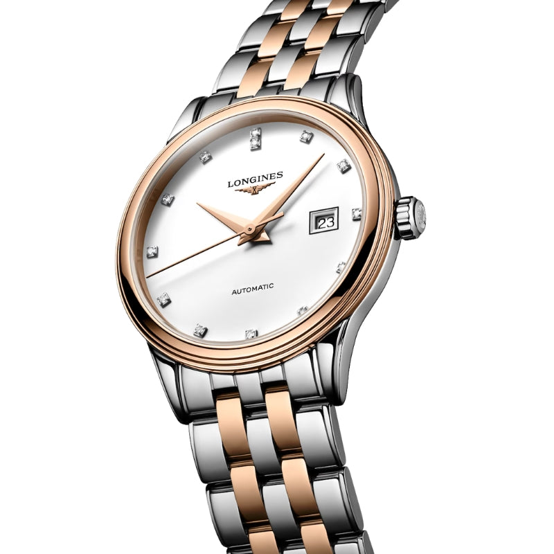 Front Side View Of Longines Flagship Classic 30mm.
