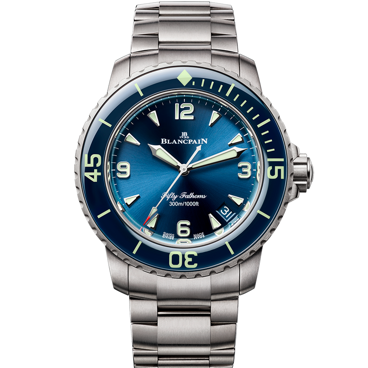 Blancpain Fifty Fathoms Titanium Blue 42mm