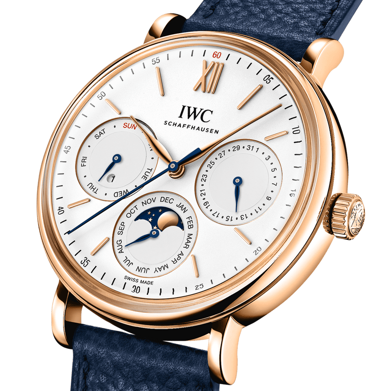 Dial view of IWC Portofino Perpetual Calendar IW344602