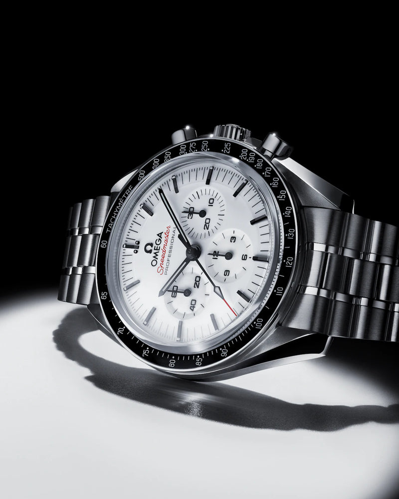 OMEGA Speedmaster Moonwatch White Dial Chronograph