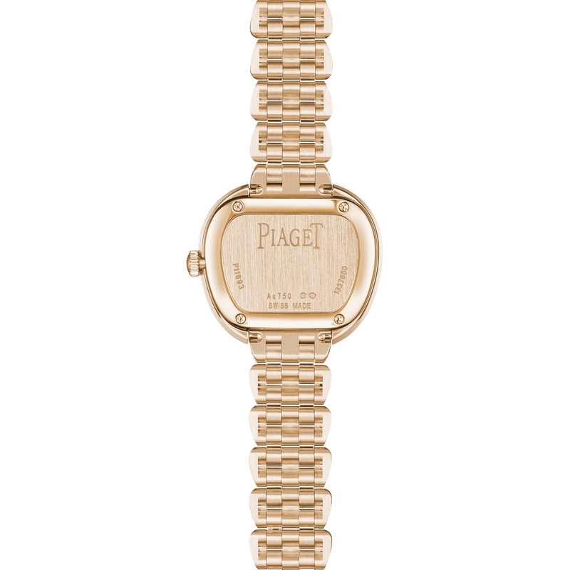 Back view of Piaget G0A50304 Sixtie Rose Gold Diamond 29mm Quartz Watch