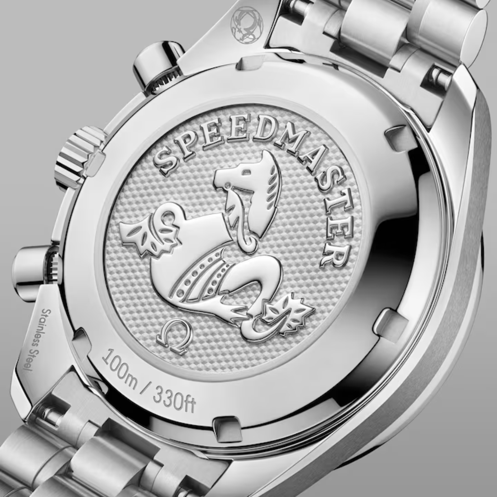 Back Case View of Omega Speedmaster 38mm 32430385001002