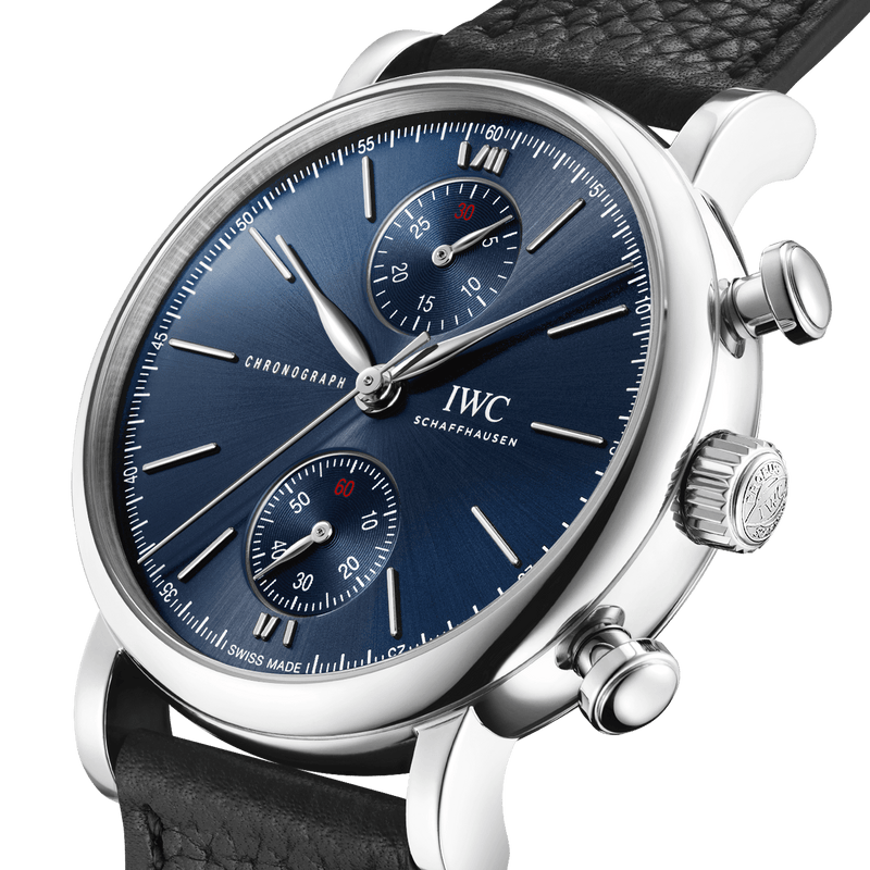 Dial View of IWC Portofino Chronograph 39 Edition “Laureus Sport For Good” IW391408