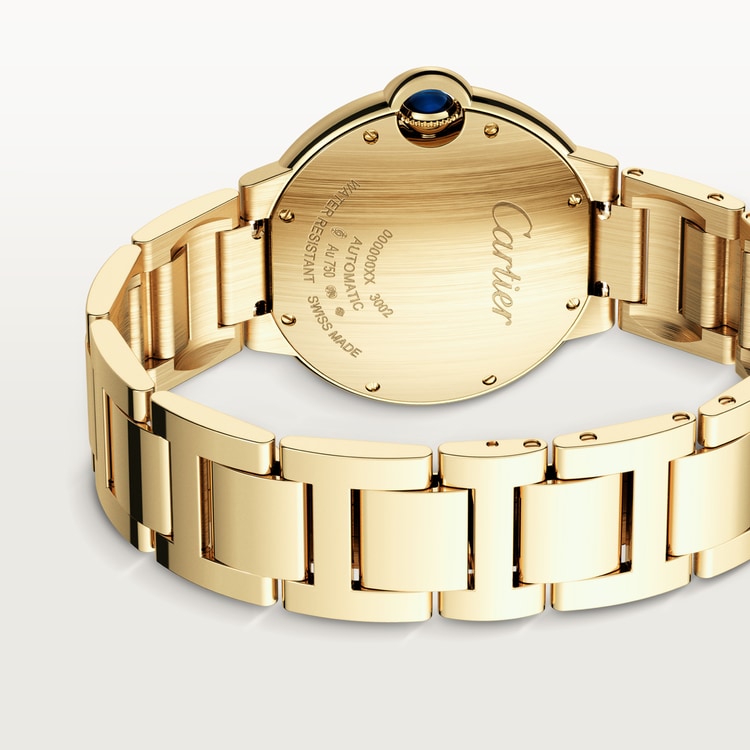 back view of Cartier Ballon Bleu Yellow Gold 36mm 