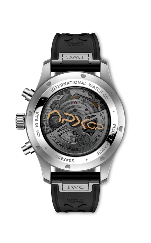 Back view: IWC Pilot’s Watch Chronograph APXGP 43mm IW378009