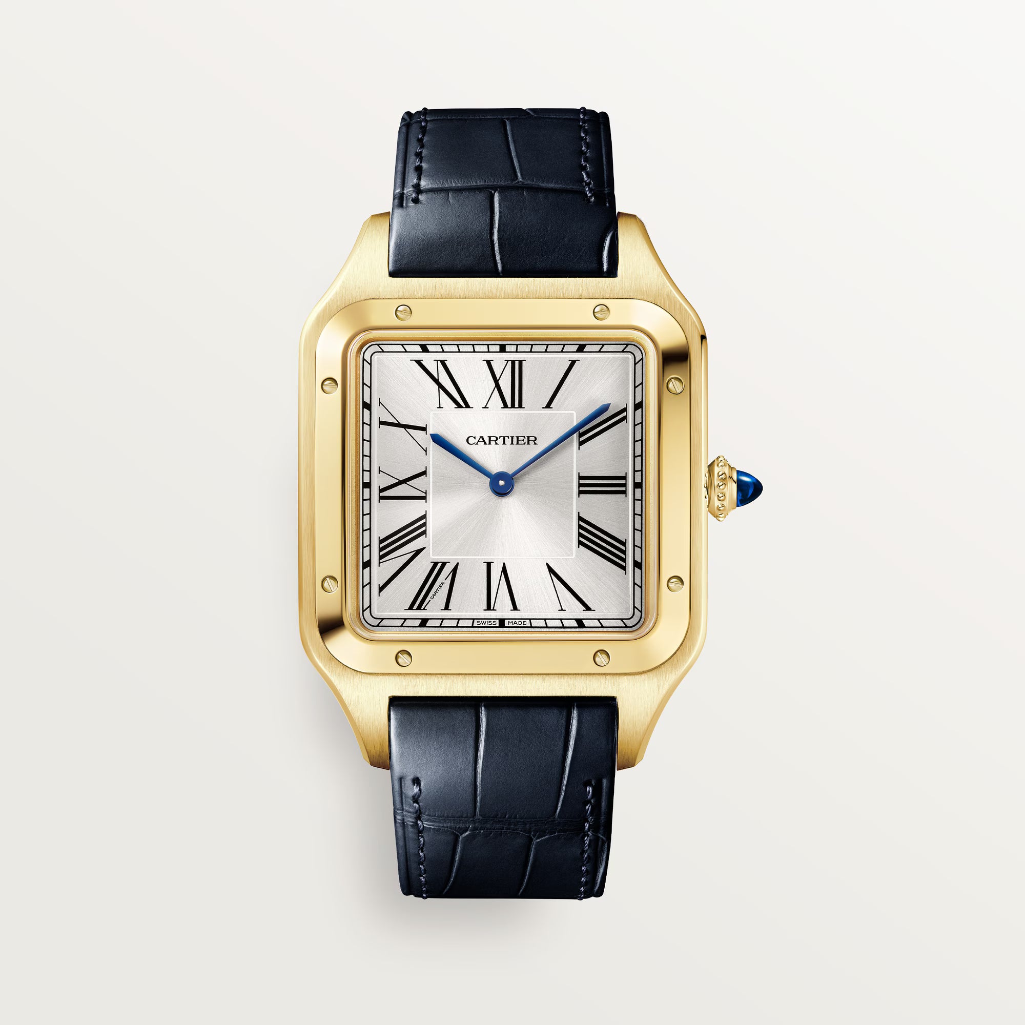 Front side of Cartier Santos-Dumont Extra Large Model Yellow Gold WGSA0108