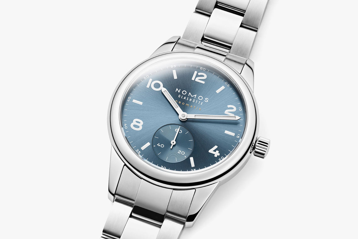 NOMOS Glashütte Club Sport Neomatik Polar Automatic 37mm Blue 747 product shot