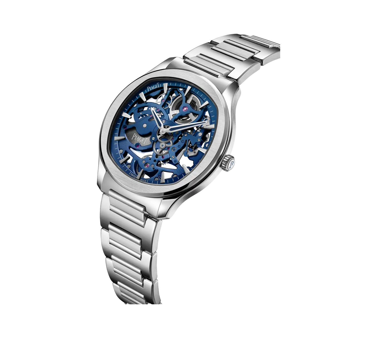 Side View Of Piaget Polo Skeleton Watch.